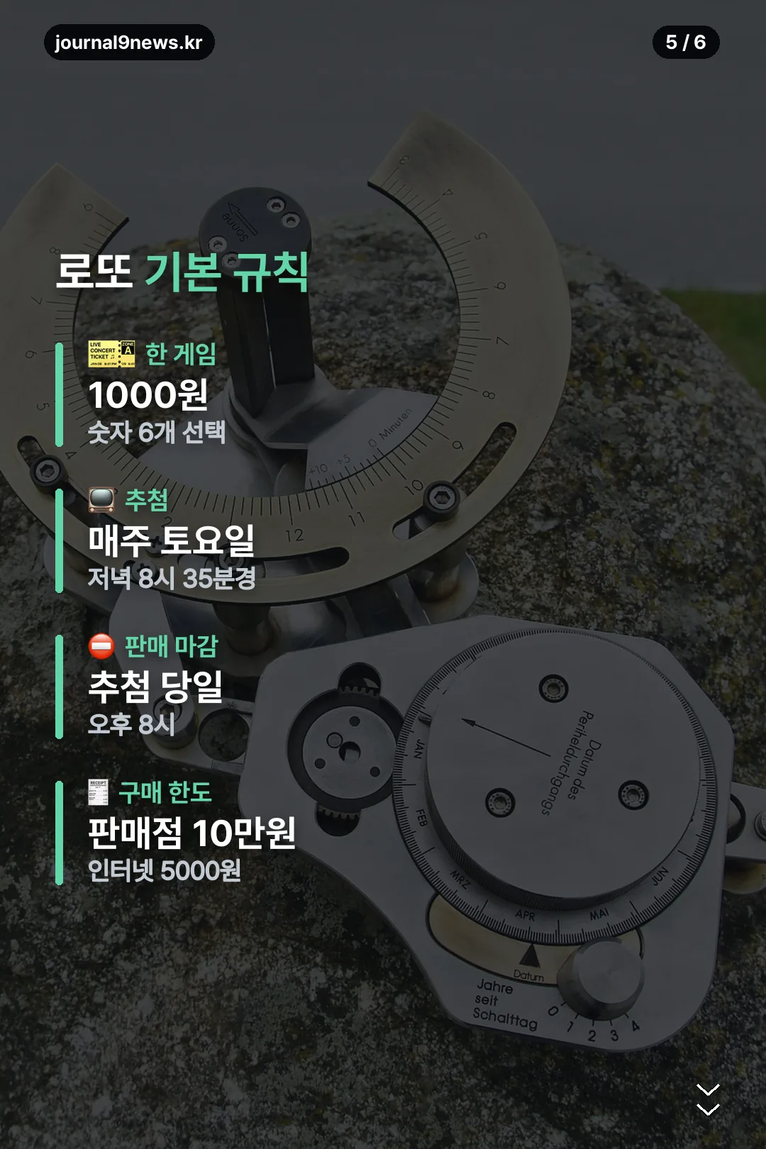 로또 기본 규칙